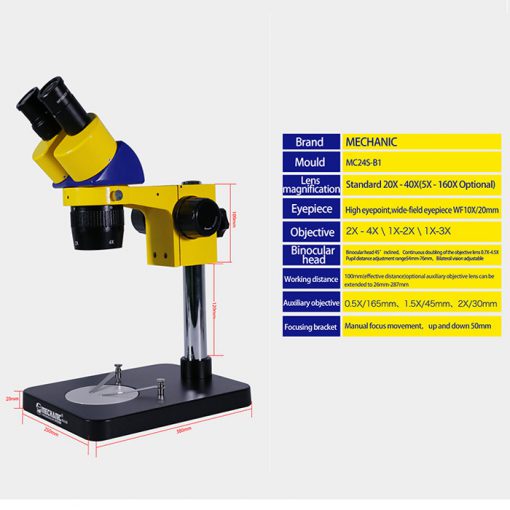 لوپ و میکروسکوپ مکانیک Mechanic MC24S
