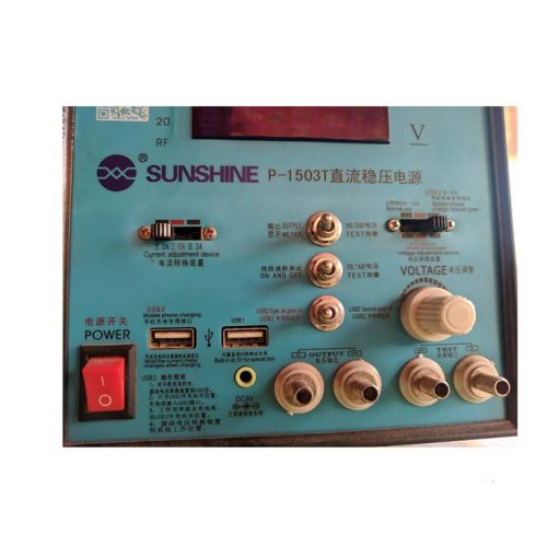 منبع تغذیه و تستر 3 آمپر و 15 ولت سانشاین Sunshine P-1503T