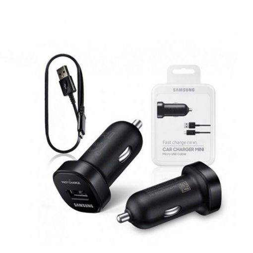 قیمت خرید شارژر فندکی (Samsung Fast Charging 18W Car Charger Mini (Micro-USB