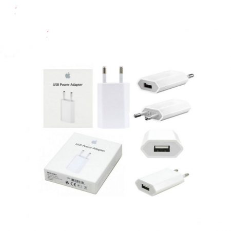 قیمت خرید شارژر، کابل شارژ و آداپتور اصلی اپل 1 آمپر و 5 ولت – Apple MD813-1
