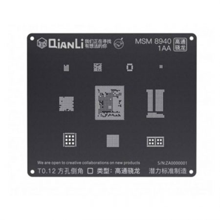 شابلون 3D کوالکام اندروید MSM 8940 مدل Qianli
