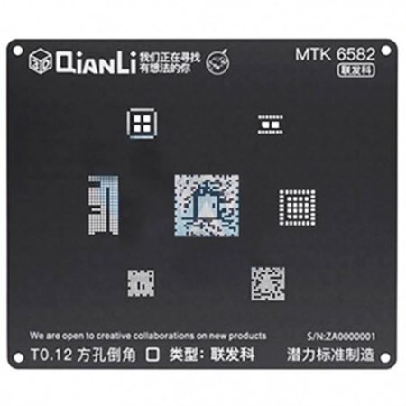 شابلون سه بعدی CPU مدیاتک MTK 6582 مدل Qianli