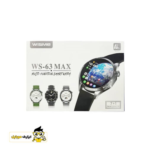 ساعت هوشمند گرد مدل Wisme WS-63 MAX